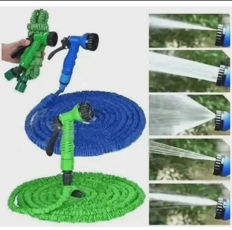 Mangueira mágica expansível elástica de jardim flexível e retrátil de 15 metros